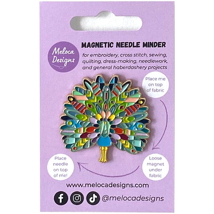 Mandala Peacock Needleminder