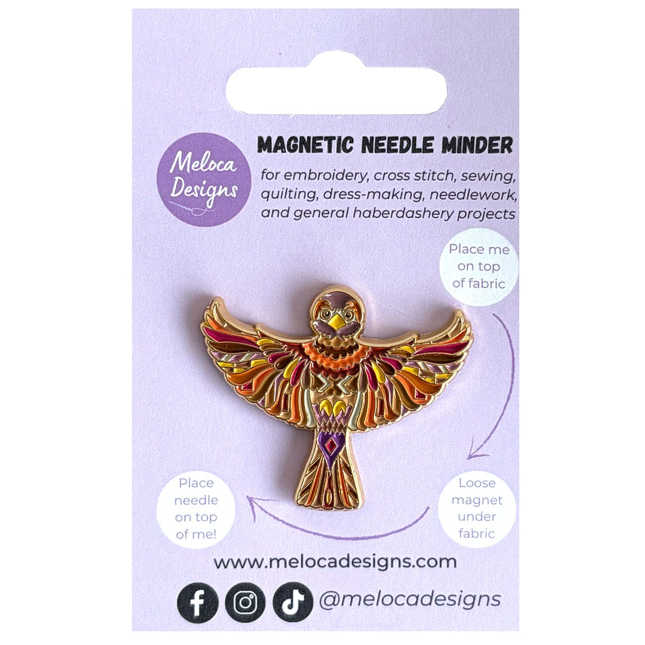 Mandala Sparrow Needleminder