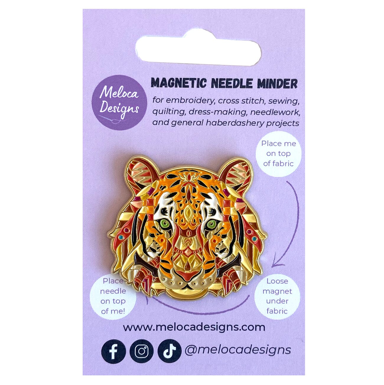 Mandala Tiger Needleminder