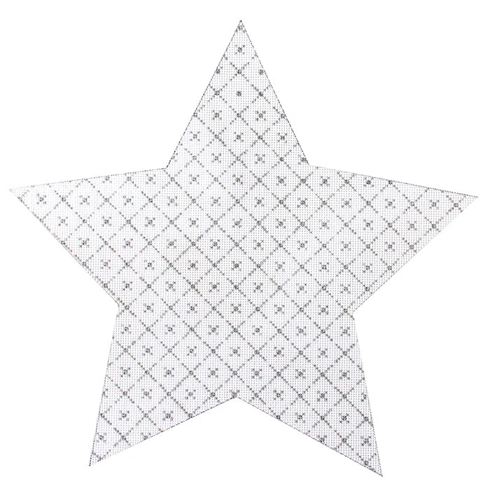 Mara's Tree Topper Star 10" Silver