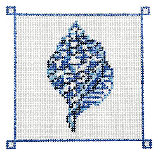 Marine Blue Tulip Shell on 18