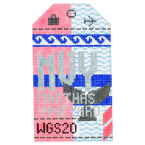 Martha's Vineyard MVY Retro Travel Tag