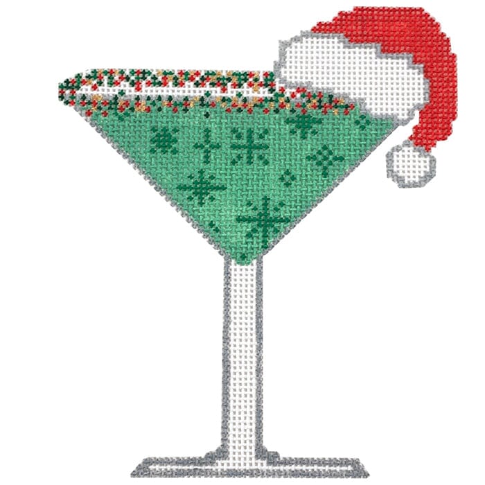Martini - Grasshopper with Santa Hat