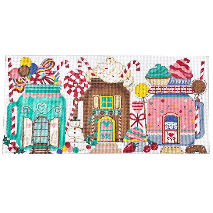Mason Jars Christmas Houses