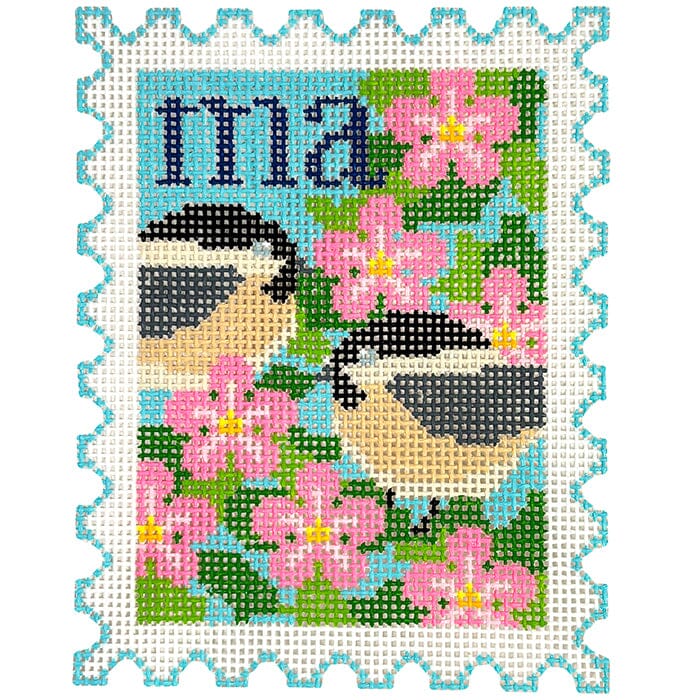 Massachusetts State Bird & Flower Stamp
