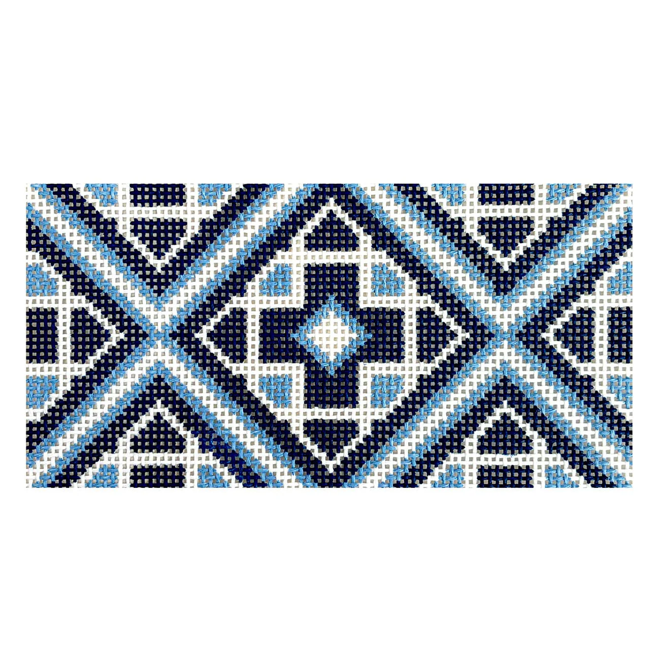 Medallion Tile 6x3, Blues