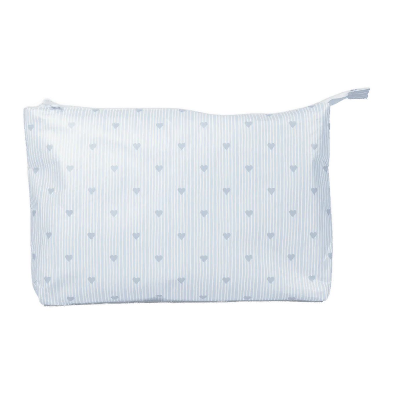 Large Stash Bag 13x9 - Blue Hearts