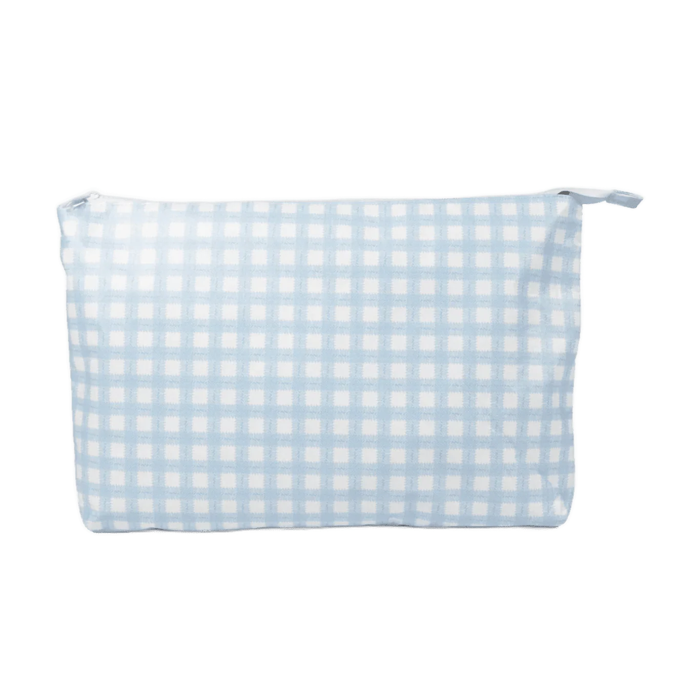 Large Stash Bag 13x9 - Blue Gingham