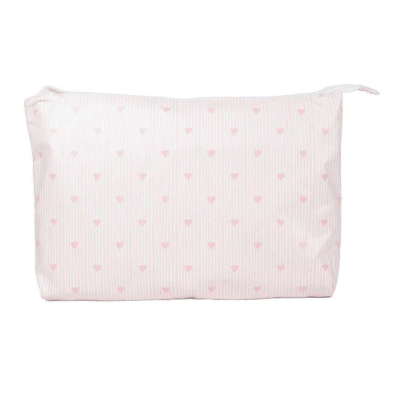Large Stash Bag 13x9 - Pink Hearts