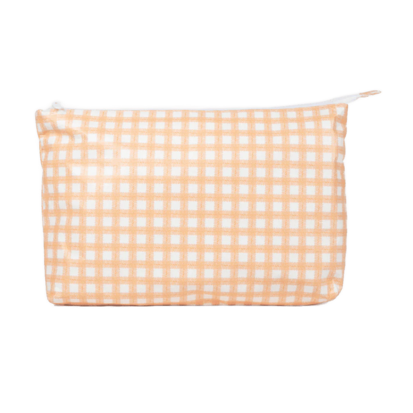 Large Stash Bag 13x9 - Tangerine Gingham