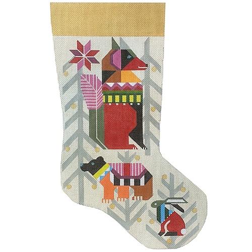 Abstract Fox Stocking