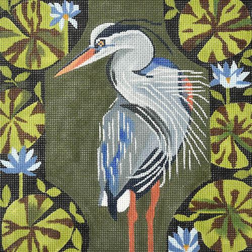 Heron in Greens