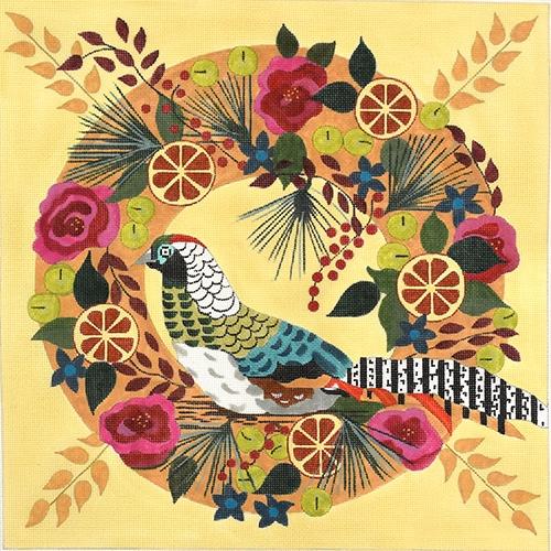 Pheasant in Wreath