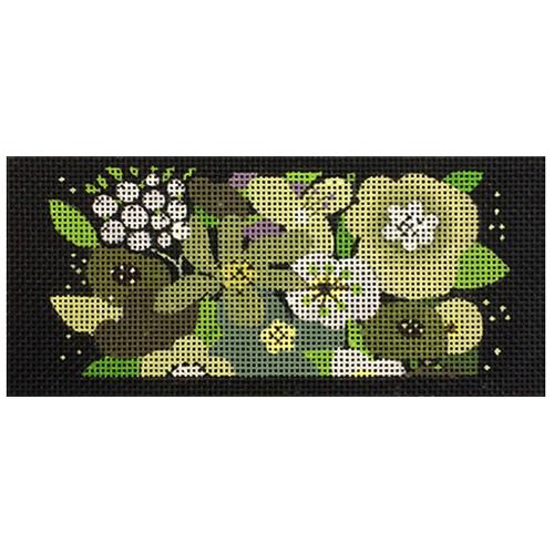 Black Floral Checkbook Insert