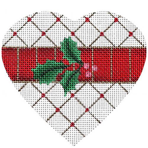 Diamond Holly Heart