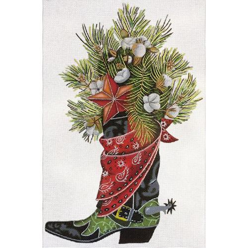 Evergreen Cowboy Boot