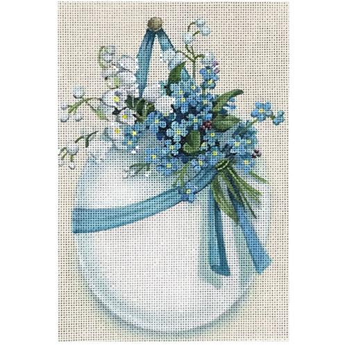 Forget Me Not Blue Easter Egg
