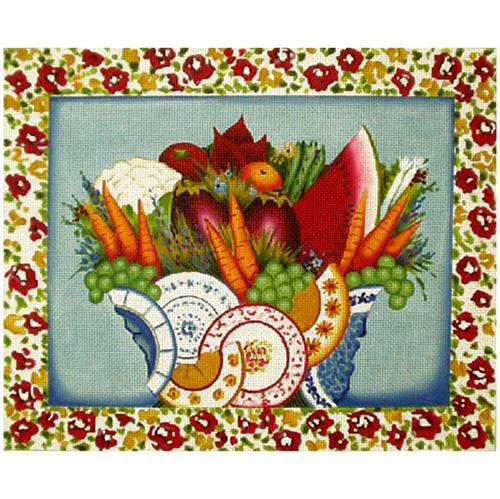 Broken Plate Bouquet