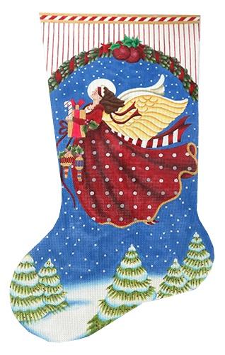 Red Angel Stocking (C&C)