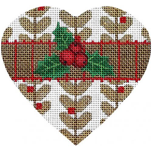 Vine Holly Heart