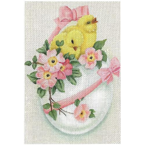 Wild Rose and Chicks Easter Egg