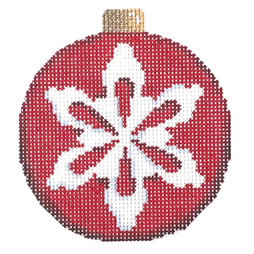 Merri-mint Rounds - Snowflake on Red Kit - Image 2