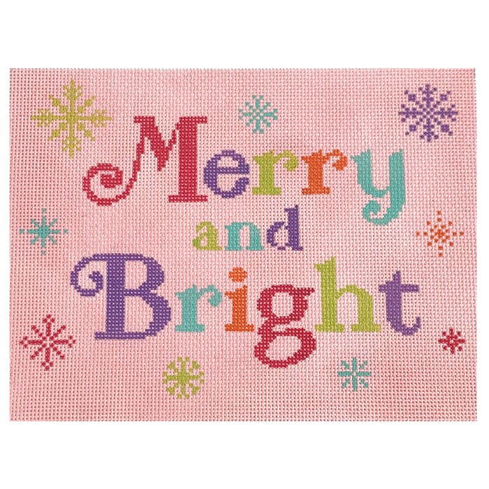Merry and Bright on Pink