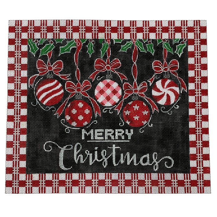 Merry Christmas Red Black White