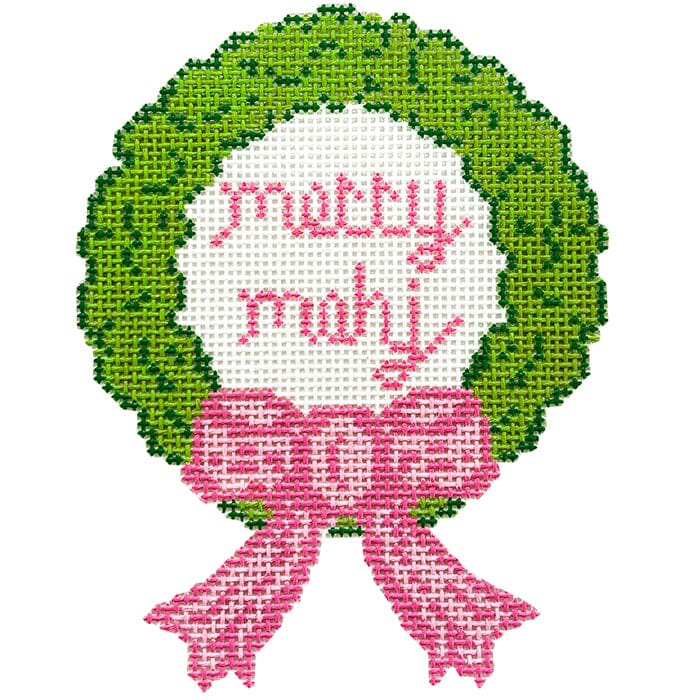 Merry Mahj Wreath