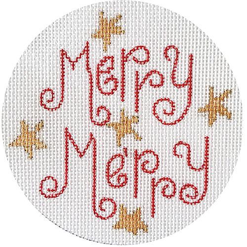 Merry Merry with Stars Ornament