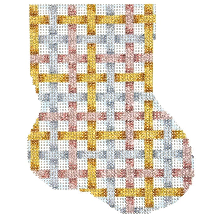 Metallic Weave Mini Sock