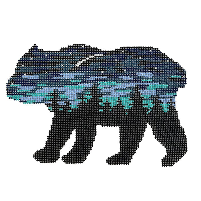 Midnight Walk Bear Silhouette