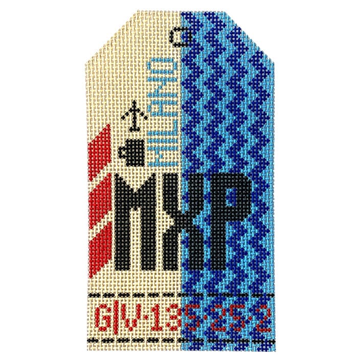 Milan MXP Retro Travel Tag