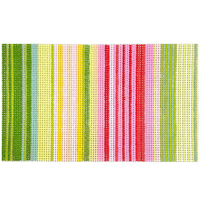 Mimi Stripe Eyeglass Case - Pinks & Greens