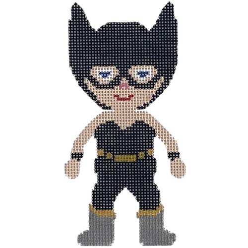 Mini Superheroine in Catsuit