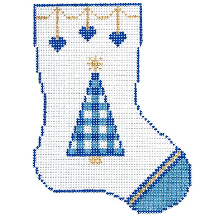 MINI Christmas Stocking-Blue