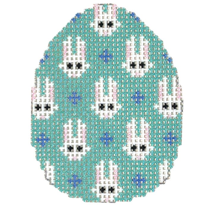 Mini Egg Bunnys on Turquoise