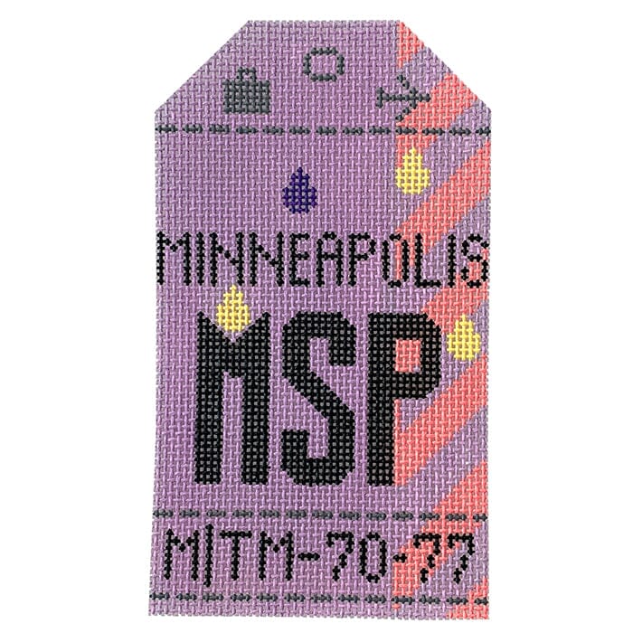 Minneapolis MSP Travel Tag