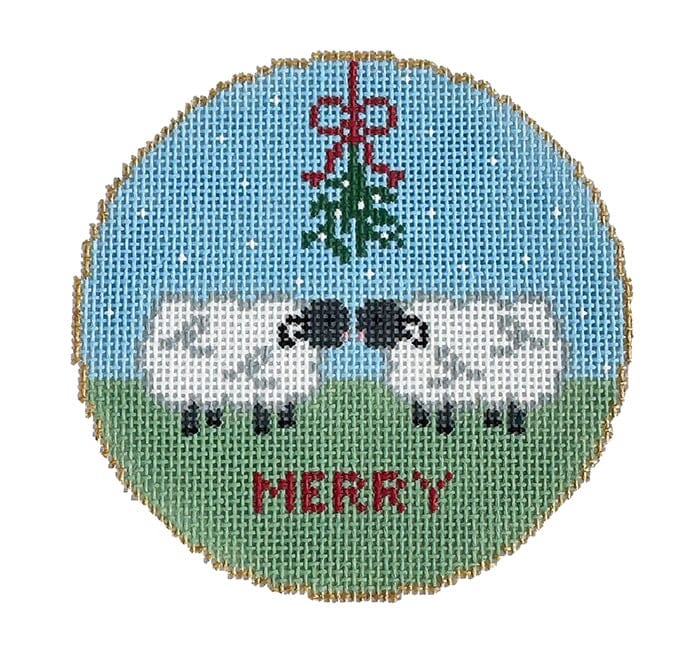 Mistletoe Sheep Merry Round