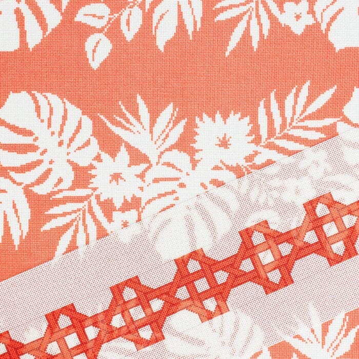 Modern Caning Band - Orange on White - Image 2