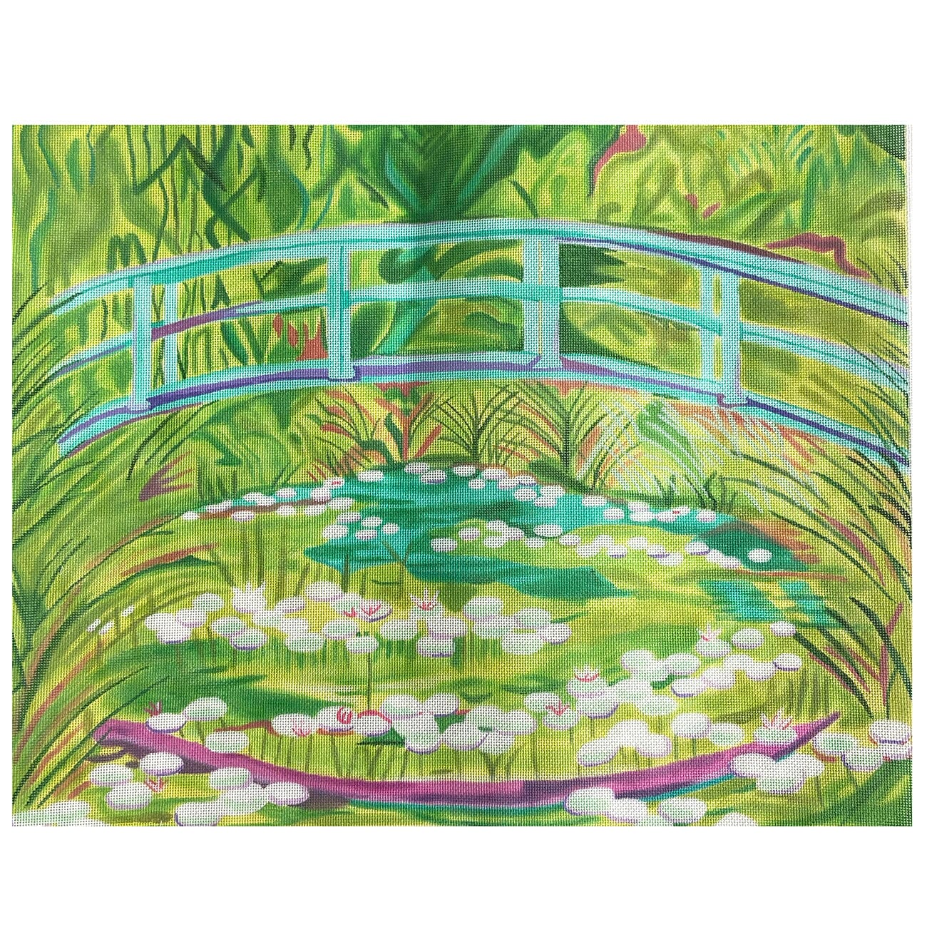 Monet's Waterlily Pond with Japanese Bridge on 18