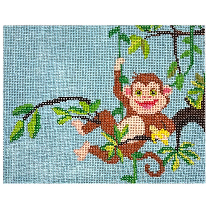Monkey in Tree Tooth Fairy Pillow