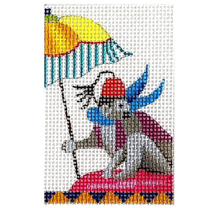 Monkey with Umbrella 2x3