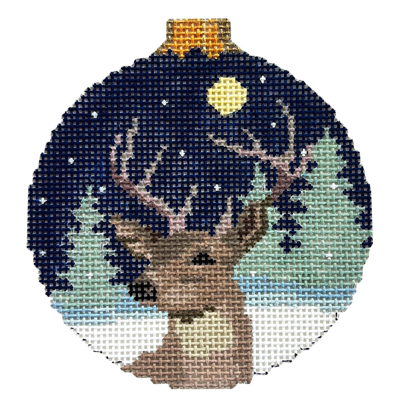 Moonlight Stag, 3.25" Round
