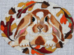 Oval Fall Bunny