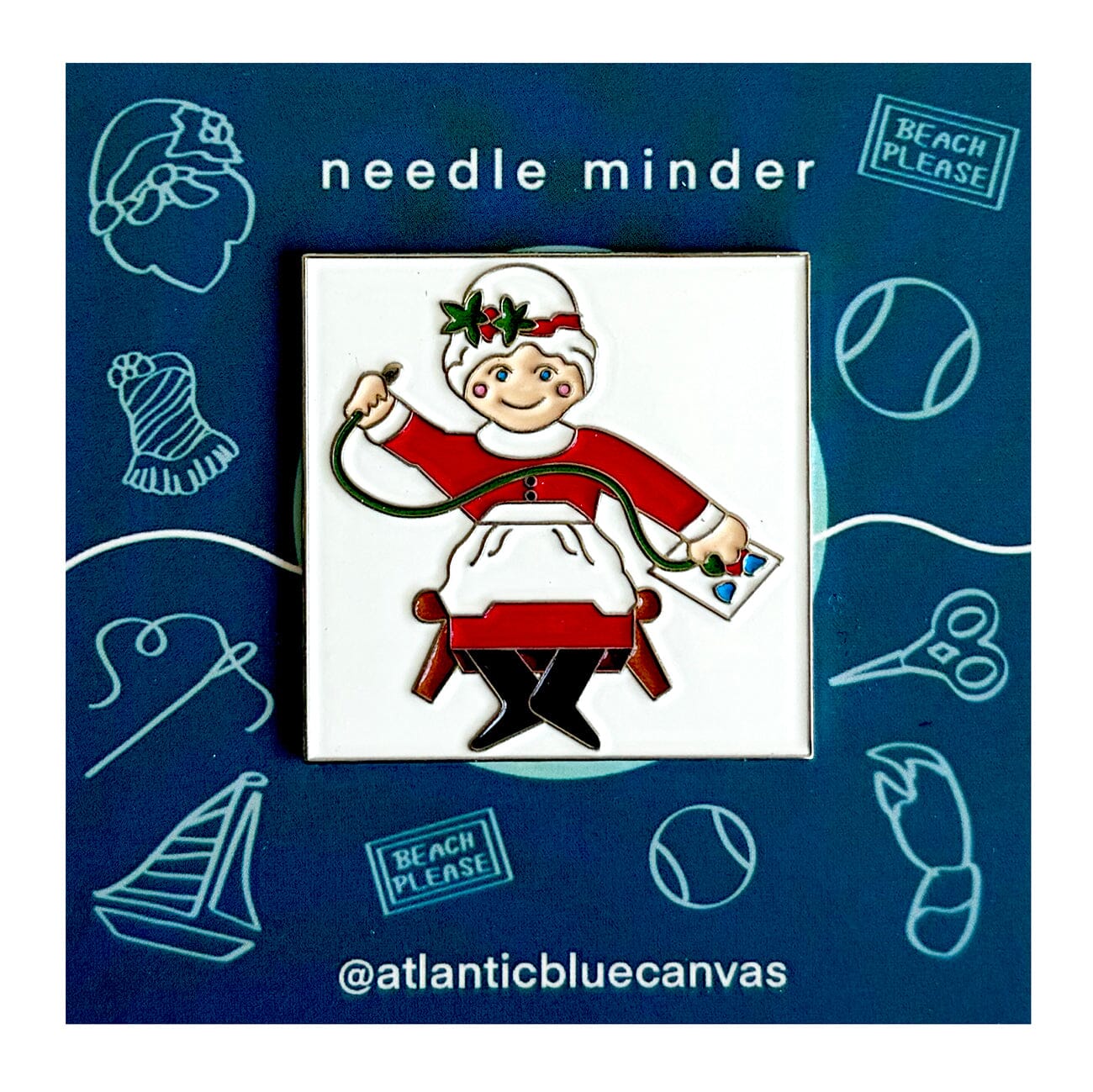 Mrs. Claus Needlepoint Needleminder