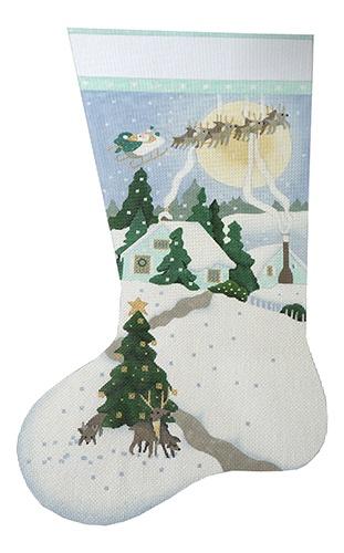 White Christmas Stocking TTL