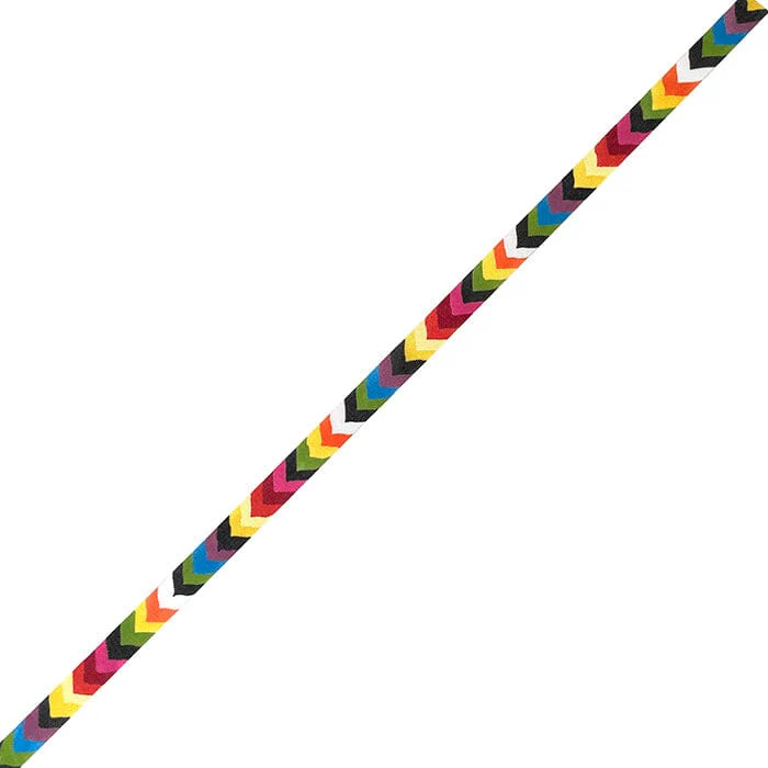 Multi Color Chevron Stripe Belt
