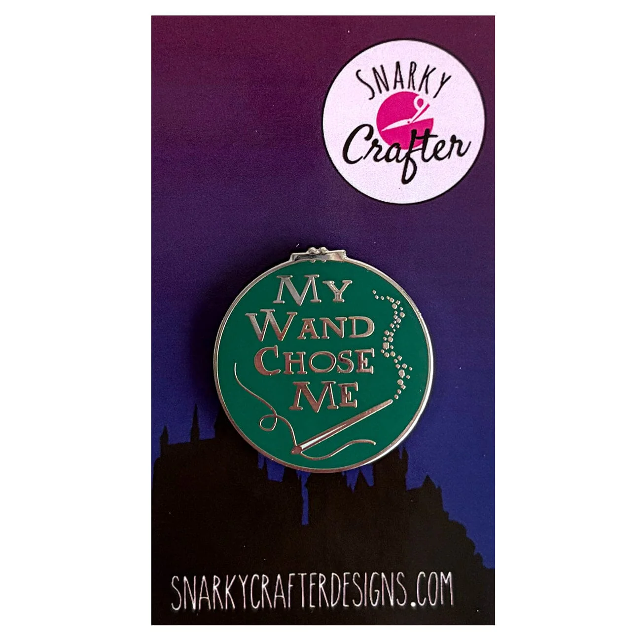 My Wand Chose Me GREEN Needleminder