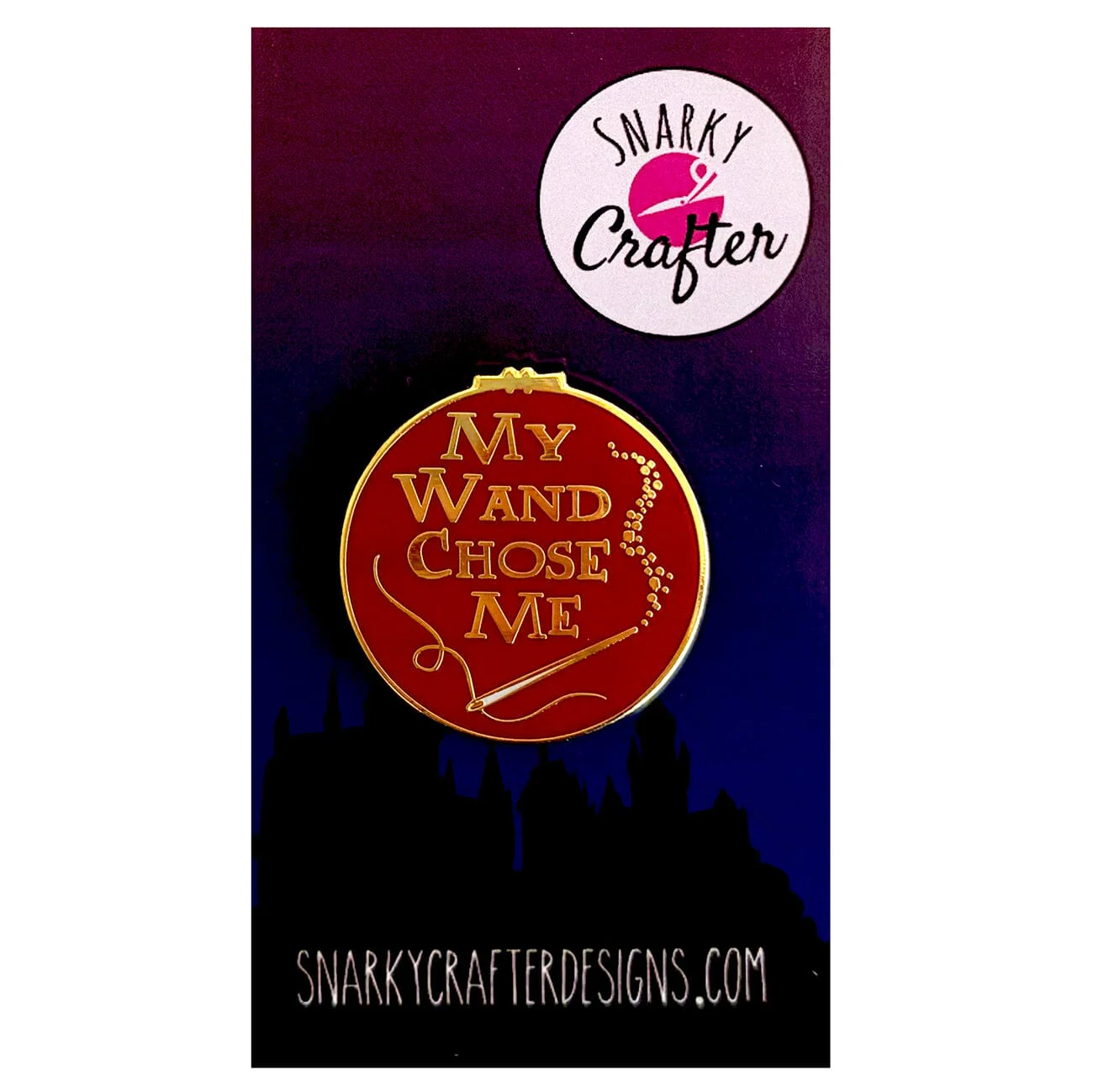 My Wand Chose Me RED Needleminder